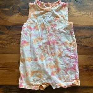(18-24m) Primary tie-dye romper
